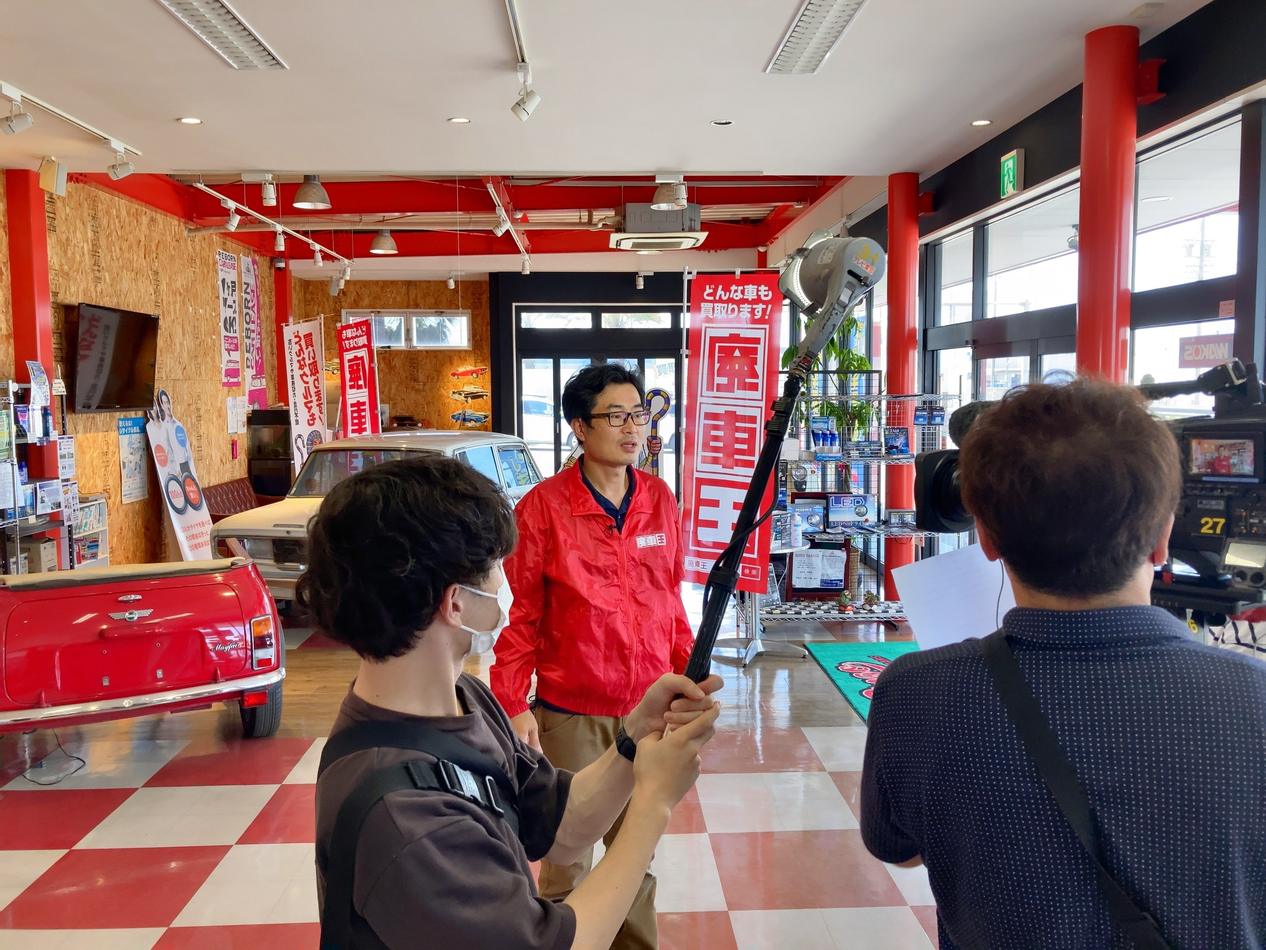 廃車王【名古屋南店】撮影開始