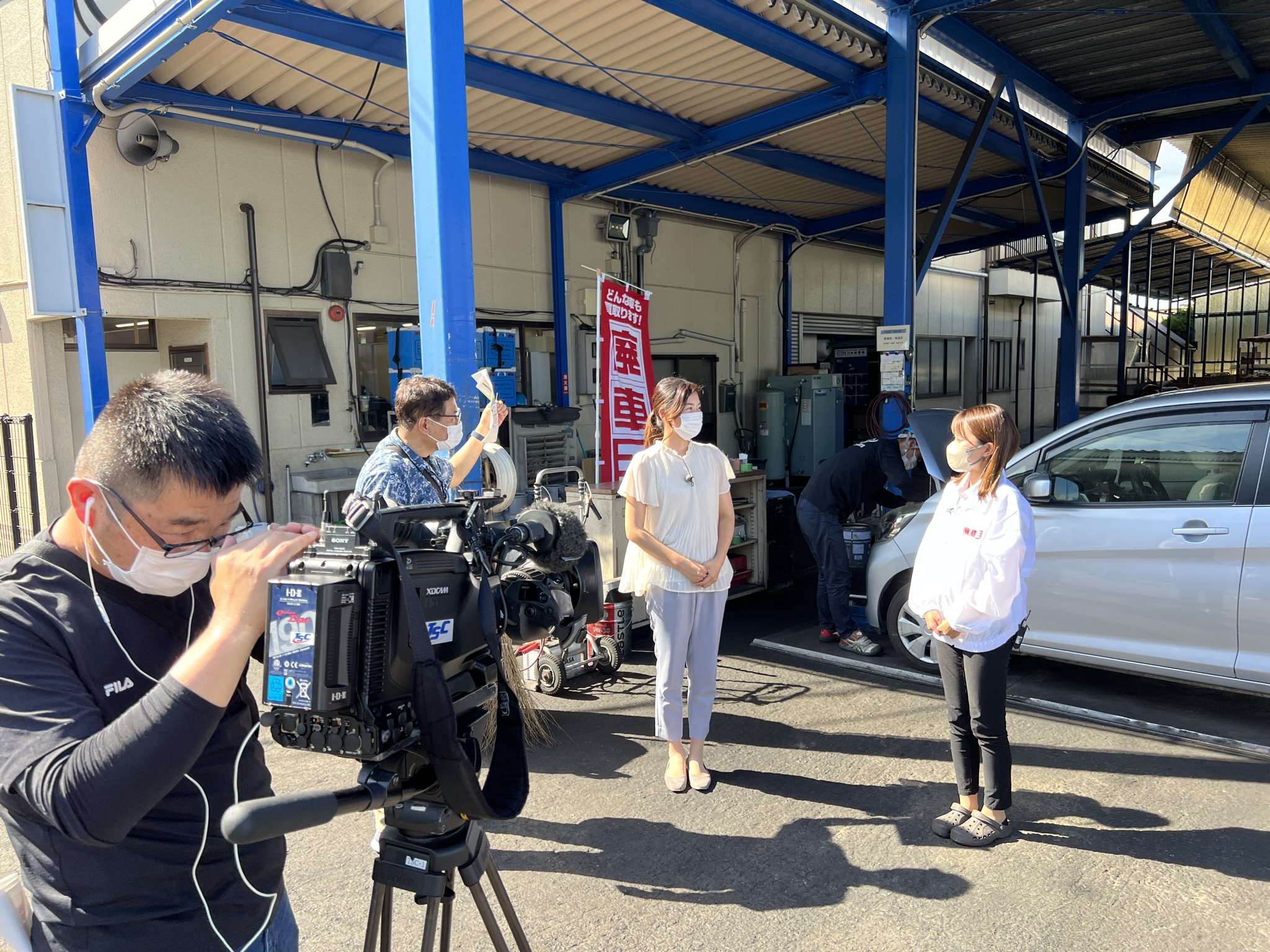 廃車王【倉敷店】撮影開始