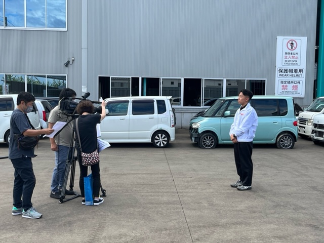 廃車王【広島南店】撮影風景