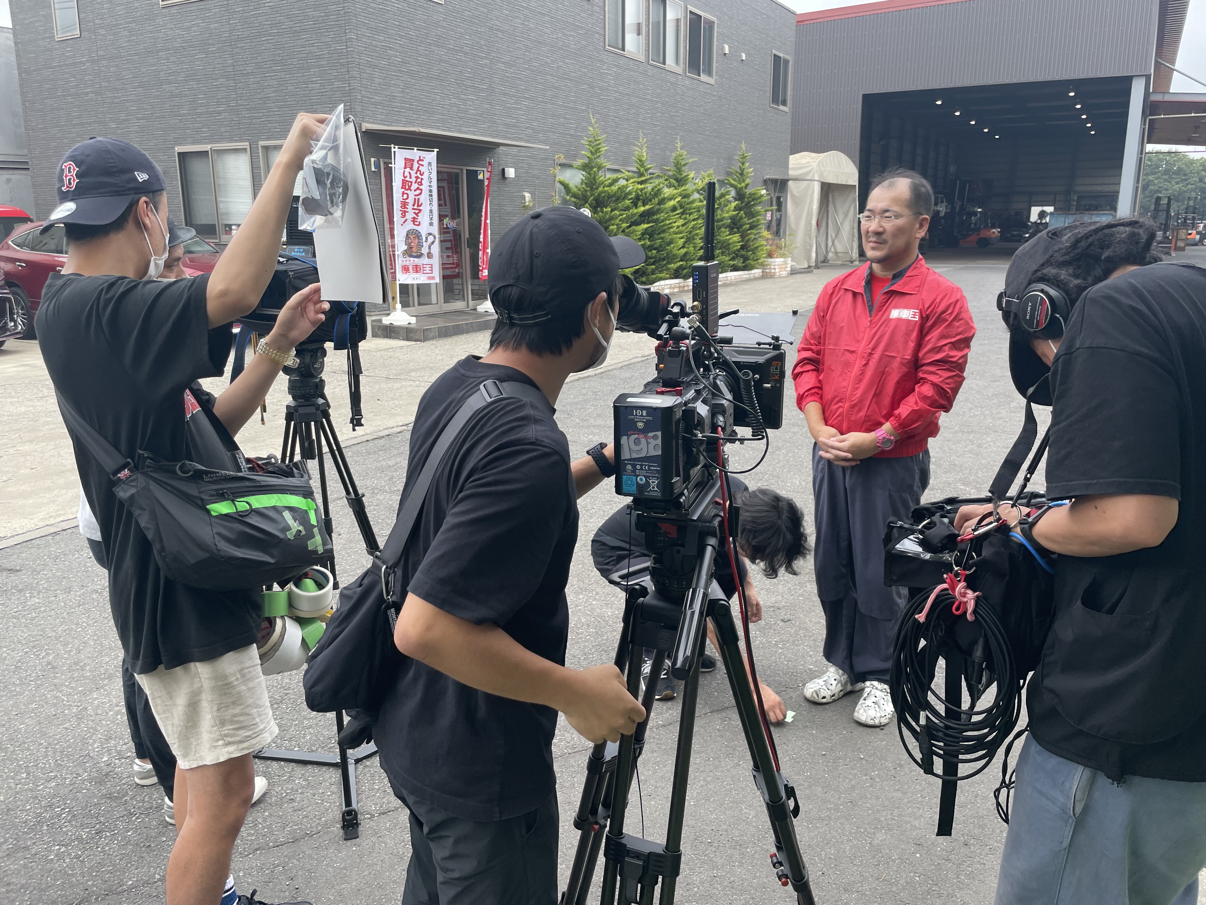 廃車王【広島南店】撮影開始