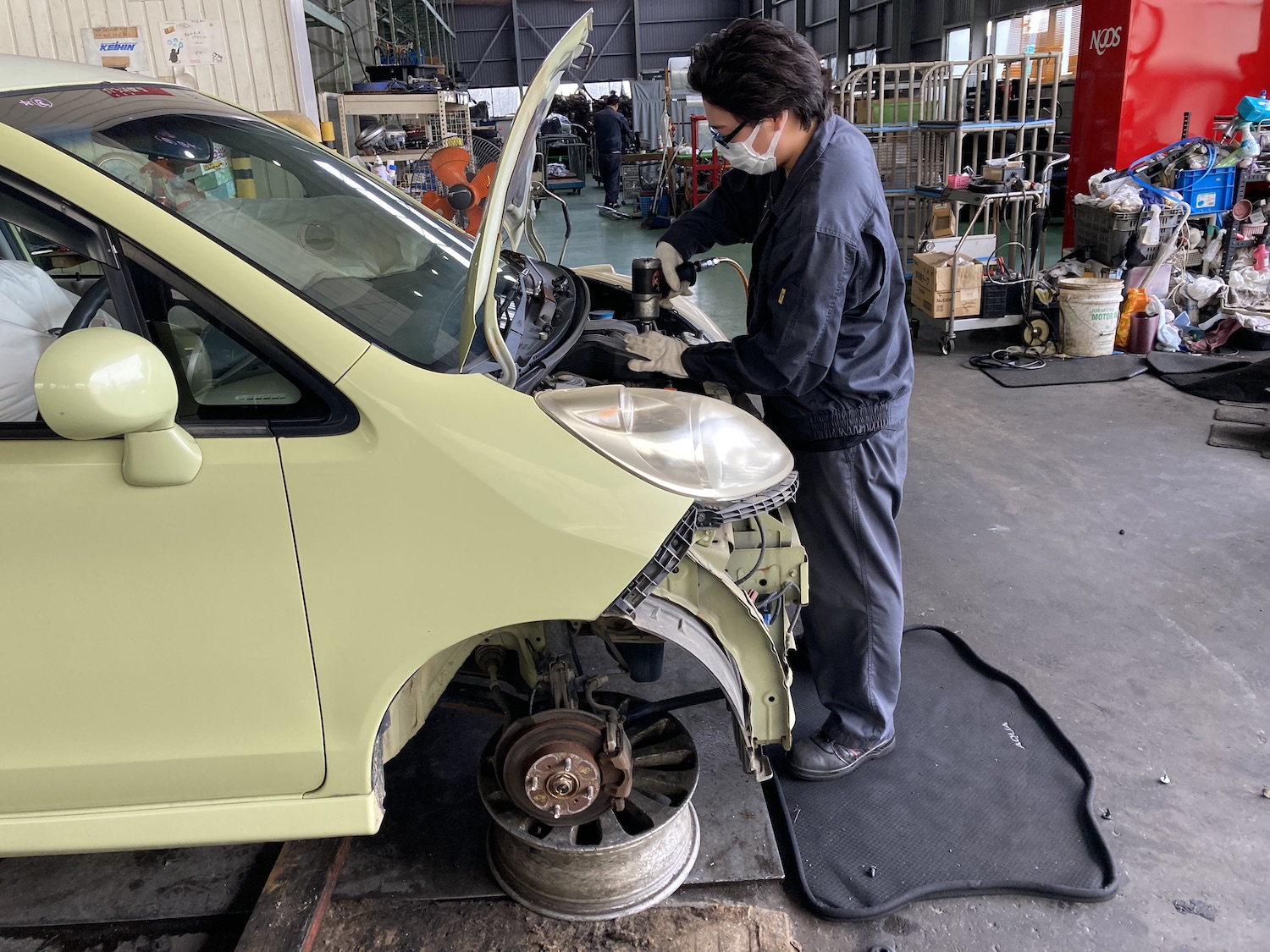 廃車王【広島南店】撮影風景