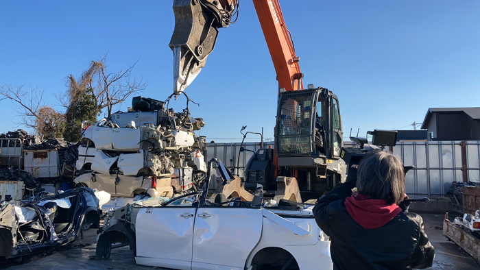 廃車からパーツを再活用